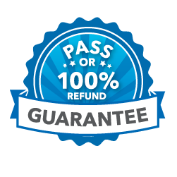 Pass or 100% Refund Guarantee